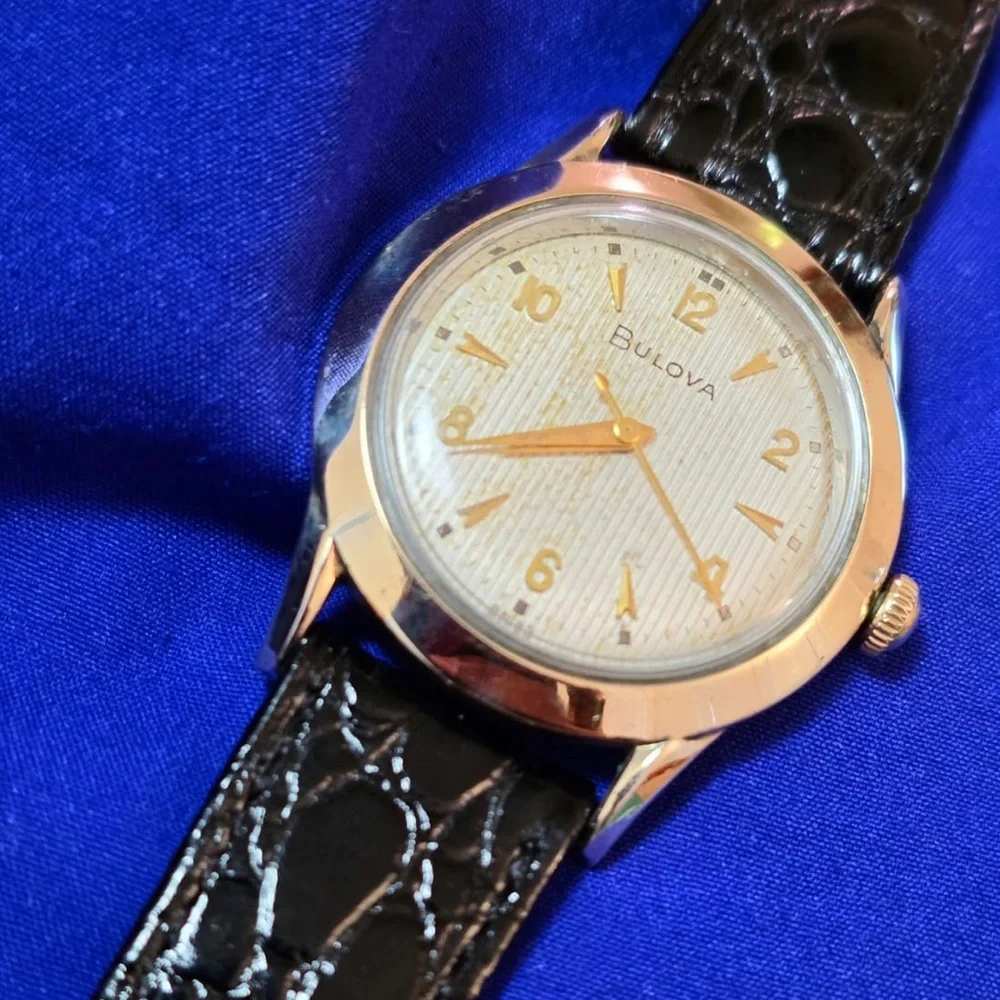 Bulova 1956 (L6) Swiss Made Classic Manual Wind Mens Watch